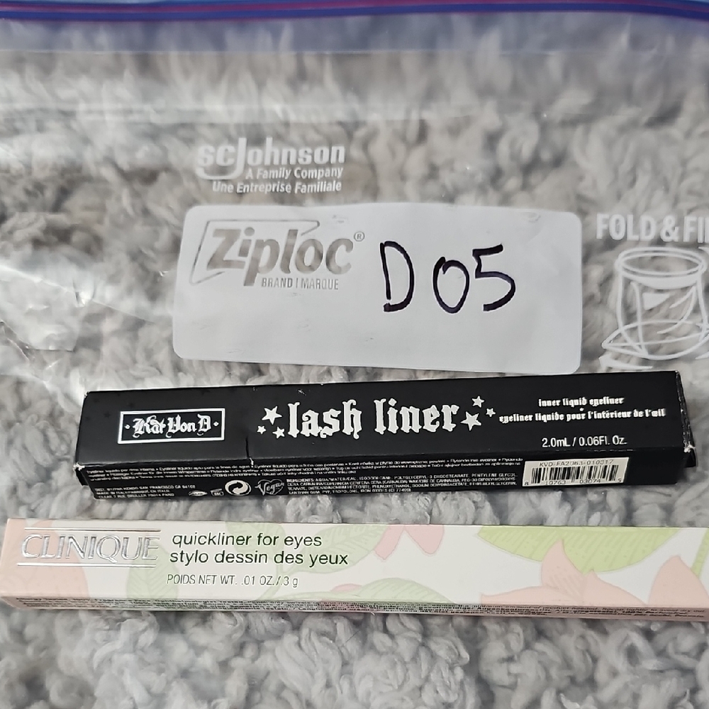 Kat Von D & Clinique Eye Liners - Black